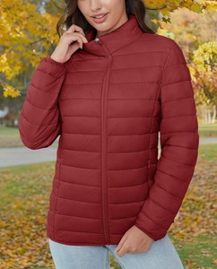 Custom Puffer <b>Jacket</b> Women's Cheap Price Men High Quality Puffer Down <b>Jackets</b> 100% Polyester Lightweight Down Coat for Women's - Product Image 2