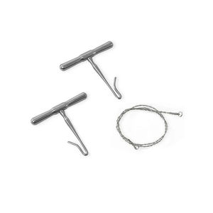 Sierra de alambre Gigli ortopédica quirúrgica para huesos, de acero inoxidable de alta calidad con mango manual - Product Image 2