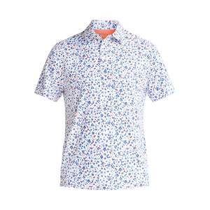 เสื้อโปโลชาย แขนสั้น ลายดอกไม้ ผ้าฝ้าย ทรงปกติ ระบายอากาศได้ดี ดีไซน์ผ้าป๊อปลิน - Product Image 6