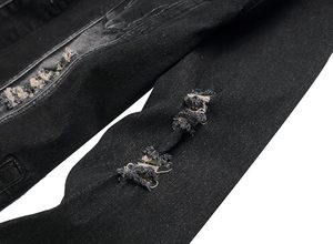 Veste en jean pour homme, 100% coton, personnalisable avec logo, respirante, écologique, séchage rapide, pour usage extérieur, haute qualité, vente en gros - Product Image 5