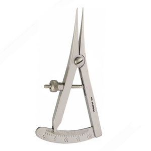 Calibrador Recto Microquirúrgico de Acero Inoxidable CASTROVIEJO, Longitud de Trabajo 0-20 mm, Rango de Escala 3-1/2'' 9 cm - Product Image 5
