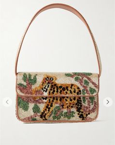 Sac à bandoulière artisanal haut de gamme pour femme, broderie traditionnelle, perles, motif floral élégant, fait main - Product Image 4