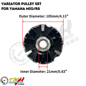 TWH RS100, piezas de motos de carreras, juego de polea de accionamiento para YAMAHA RS - Product Image 3