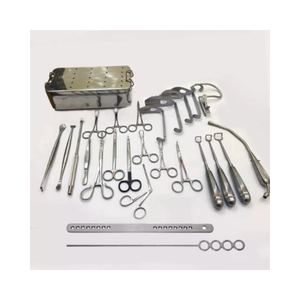 Ensemble d'instruments chirurgicaux manuels en acier inoxydable pour amygdalectomie et adénoïdectomie, 25 pièces, haute qualité, certifié CE par Dentavex - Product Image 2