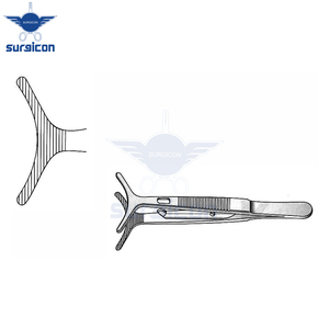 Pinzas Walter de 8 cm / 3-1/4 Pulgadas para Agarrar Párpados, Instrumento Quirúrgico Fino de Acero Inoxidable para Cirugía Oftálmica de Párpados - Product Image 4