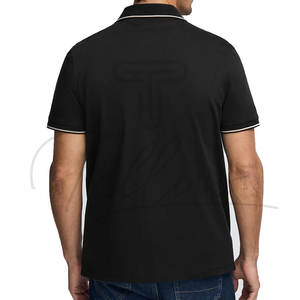 Nuevo diseño de última moda, camiseta polo de color sólido para hombre en venta, con logotipo personalizado de alta calidad a bajo precio, camisetas polo de manga corta para hombre - Product Image 4