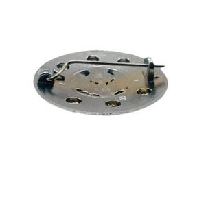 Broche Escocés de Plata con Diseño de Espino y Escudo para Kilt, Accesorios para Vestidos Highland - Product Image 6