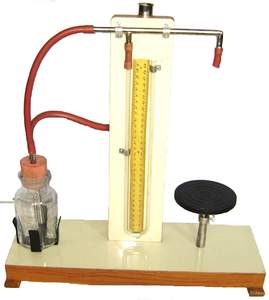 Modèle de tension superficielle Jaeger en bois, équipement de laboratoire OEM d'occasion, pour l'examen de la tension superficielle, de la différence de pression et du rayon capillaire - Product Image 3