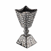 Nouveau brûleur à bakhoor en bois d'acacia arabe, écologique, avec incrustation MOP, de haute qualité, pour l'Aromathérapie et les occasions religieuses, idéal pour le Ramadan et l'Aïd
