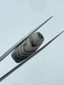 แผ่นอาเกตธรรมชาติ หินอัญมณีแบบแผ่น สำหรับตกแต่งโต๊ะ สีดำ ขนาด 12.30x27.50 มม. สำหรับทำเครื่องประดับ โดย R.K. GEMS JEWELLERY ราคาถูก - Product Image 2