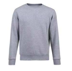 <b>Mens</b> High Quality Solid Cotton Poly Embroidered Fleece Crew Neck Eco-Friendly Breathable 300 GSM Autumn Unisex <b>sweatshirt</b> - Product Image 4