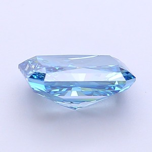 Diamant CVD bleu vif taille Radiant, pureté VS1, finition excellente, pierre libre certifiée, qualité de luxe, gemme. - Product Image 2