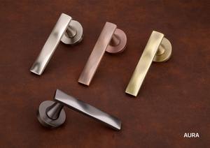 Modern Simple Brass Interior Door <b>Handle</b> Mortise <b>Lock</b> Set Silent Double Bar Mechanism For Bedroom And Furniture Hardware - Product Image 2