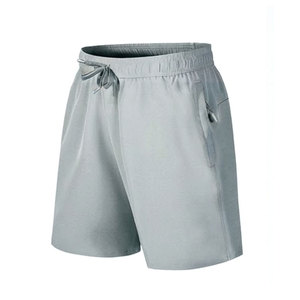 Performance <b>Men</b> Eco-Friendly Solid <b>Zip</b> <b>Pockets</b> Gym <b>Shorts</b> Moisture Wicking Lightweight Sportswear Workout Training Wears - Product Image 1