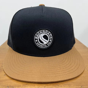 หมวก Snapback ปักโลโก้ 3 มิติ แบบกำหนดเอง โลโก้ทอแบบแพทช์ หมวกแก๊ปทรง Trucker 5 ชิ้น หมวก Snapback ปีกแบน ผลิตในเวียดนาม - Product Image 1