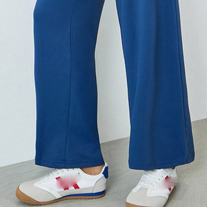 <b>Women's</b> Wide Leg <b>Sweatpants</b> Custom Polyester Cotton Oversized Joggers Loose Fit Casual <b>Sweatpants</b> For <b>Women</b> Apparel Wholesale - Product Image 5