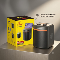 Altavoz Portátil LN-5316MINI con Soporte para Teléfono, Perillas de Precisión, Antena Telescópica, Radio FM, Bajos Potentes, Venta al Por Mayor