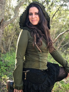 Sudadera con Capucha de Algodón con Volantes de Encaje para Mujer, Estilo Bohemio Victoriano, Top Ligero para Festival, Camisa Romántica de Estilo Éterico y de Hada - Product Image 4