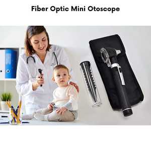 กล้องตรวจหูแบบพกพา LED ไฟเบอร์ออปติก พร้อมด้ามจับเหล็ก สำหรับการดูแลหูและวินิจฉัยทางหูคอจมูก ชุดกล้องตรวจหูขนาดเล็ก มาตรฐาน CE - Product Image 3