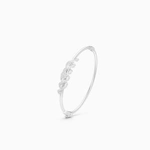 Pulsera estilo Kada con diamantes cultivados en laboratorio, 0.63 ct, en oro amarillo, blanco y rosa de 9 quilates - Product Image 3