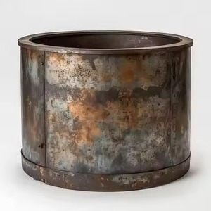 Brasero carré en fer avec grille de cuisson et bordures en forme d'étoile pour barbecue extérieur et foyer à bois - Product Image 3