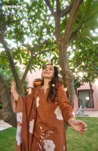 Kurti-Pant & Dupatta en mousseline de soie de style moderne, design Evergreen, de qualité supérieure, imprimé numériquement – Fournisseur et exportateur mondial - Product Image 2