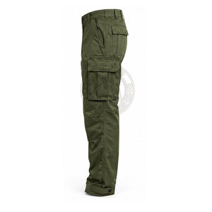 Pantalones Militares Estilo Funcional Americano, Diseño Recto, Ligeros, Ecológicos, Tela Resistente, Almacenamiento Práctico, Comodidad Relajada - Product Image 3