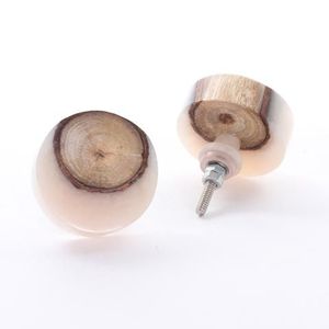 Boutons en résine et bois faits à la main, boutons de meuble en résine, boutons de tiroir en résine, boutons en bois au meilleur prix - Product Image 1