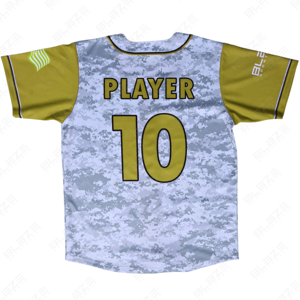 BFW Latest Custom Low MOQ Formal Baseball Jersey New Design Silk Screen Printed Polyester/Cotton Men's T-Shirts - Product Image 2