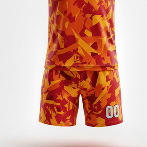 Soccer Uniform Kit Custom Team Jersey Shorts Breathable Quick Dry Fabric Professional Match Training Wear - Product Image 4