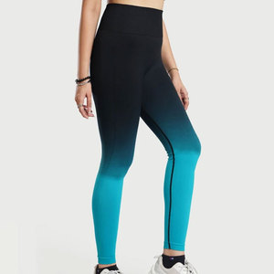 2026 High Waisted Scrunch Butt <b>Women</b> Yoga Pants Multi Color Printed Plain Seamless Nylon Spandex <b>Compression</b> Outdoor <b>Leggings</b> - Product Image 3