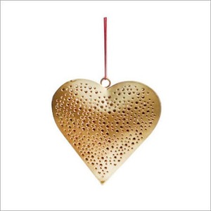 Decoración Colgante de Corazón Metálico de Lujo para Navidad, Decoración del Hogar y Eventos - Product Image 2