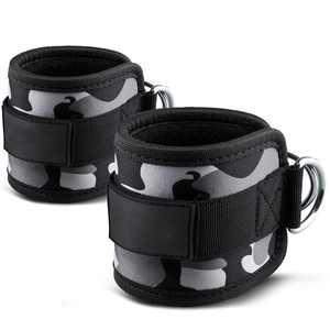 Sangle de cheville réglable pour machine à câbles, idéale pour les séances de gym, les extensions de fessiers, les exercices de fessiers et d'abducteurs de hanche, et la musculation. - Product Image 2