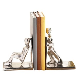 Sujetalibros Decorativos de Caballo Dorado, Escultura de Animales para Sala de Estar, Estante de Oficina - Product Image 5