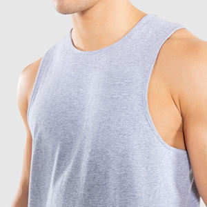 Camiseta Casual sin Mangas para Hombre, Estilo Moderno, 100% Algodón, Logotipo Frontal Sólido, Tela Jersey de 180g, Camiseta sin Mangas para Hombre - Product Image 4