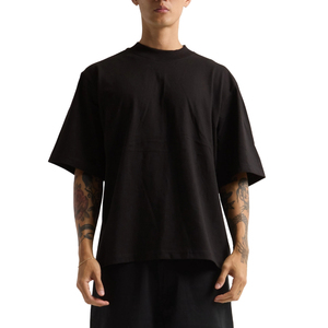ราคาโรงงาน OEM เสื้อยืดสั่งทำพิเศษ ผ้าฝ้าย 100% สกรีนโลโก้ตามสั่ง เสื้อยืดโอเวอร์ไซส์ผู้ชาย ผู้ผลิตในปากีสถาน - Product Image 1