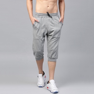 2026 Lawd Sports Men Knitted Cotton Fleece Quick Dry Breathable Elastic Waist High Quality Gym Side Pocket Training Sport Shorts - Product Image 3