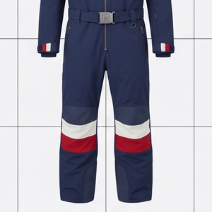 Combinaison de ski imperméable à capuche pour homme MALUZA INDUSTRIES, prix d'usine, coupe-vent, pour l'hiver, snowboard, polyester/nylon - Product Image 3