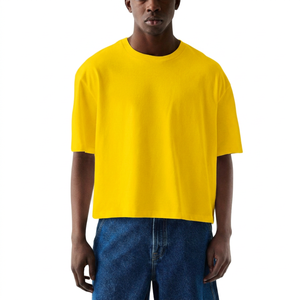 Camiseta Personalizada SK para Hombre, 100% Algodón, Talla Grande, 230 g/m², con Logotipo Impreso, Diseño Holgado en Hombros, Talla Grande y Alta - Product Image 2