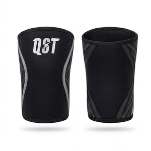 Rodilleras de neopreno personalizadas de 7 mm para levantamiento de pesas, soporte de rodilla para powerlifting, entrenamiento en gimnasio, OEM ODM para unisex - Product Image 6