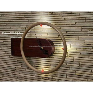 Acacia Wood Quality Home Decorative Items Wood Wall <b>Clock</b> for Living Room Bedroom and Office Decoration From INdia - Product Image 6