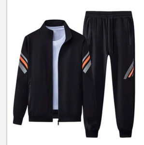 <b>Men's</b> 2 Piece Tracksuit Stand Collar Zip Up <b>Cardigan</b> Set Casual Spring Sportswear Jogger Pants - Product Image 5