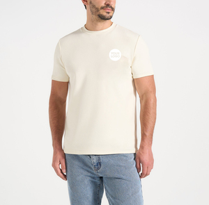 T-shirt à manches courtes pour homme, col rond, 100% coton jersey, coupe classique, décontracté, logo vierge sur le devant, impression par transfert thermique - Product Image 1