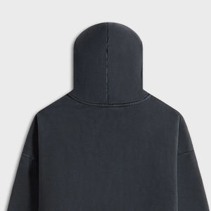 Sweat à capuche uni pour homme de haute qualité à prix abordable, avec logo personnalisable, manches longues et capuche, style décontracté - Product Image 5