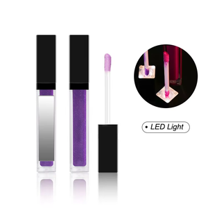 ลิปกลอสเนื้อฉ่ำวาวแบบใหม่ พร้อมไฟ LED ในหลอดกระจก รับผลิตแบรนด์ส่วนตัว - Product Image 1