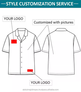 Chemise hawaïenne à manches courtes personnalisée pour hommes, chemises d'été hawaïennes à impression personnalisée, Aloha Beach Resort, pour hommes - Product Image 5