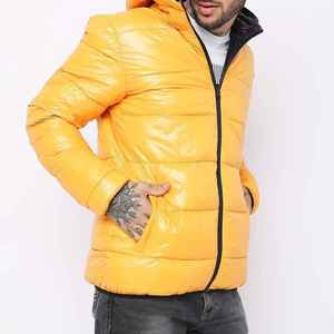 Unique Design High Street Heavyweight Waterproof Windproof Breathable Winter <b>Puffer</b> Leather <b>Jacket</b> Zipper Closure Customizable - Product Image 4