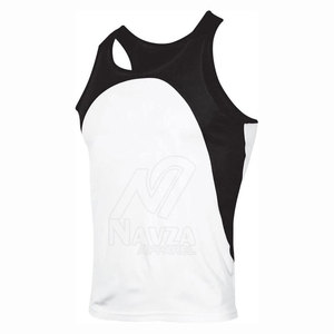 Maillot de lutte Navza pour homme, noir et blanc, respirant, vêtements de sport pour adultes - Product Image 2
