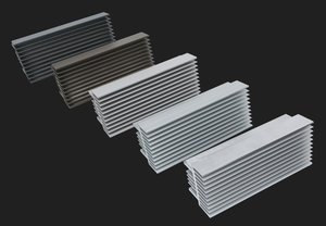Perfil de Disipador de Calor de Aluminio para Electrónica, Controladores LED, Módulos de Potencia, Sistemas de Baterías, Inversores y Equipos de Automatización - Product Image 4