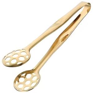 Heavy <b>Steel</b> Metal Serving Tongs Professional Buffet <b>Kitchen</b> <b>Utensil</b> - Product Image 1